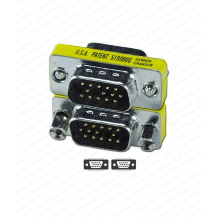VC-UNION VGA MACHO A MACHO
