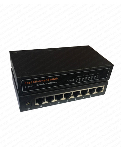LB-SWITCH RJ45 8 PTOS 10/100/1000