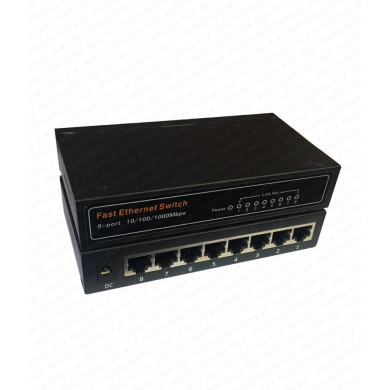 LB-SWITCH RJ45 8 PTOS 10/100/1000
