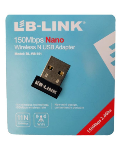 LB-USB WIRELESS WN151 MINI NANO ADAPTER 150Mbps