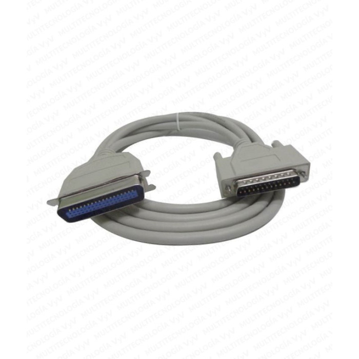 VC-CABLE IMPRESORA 25PIN MACHO 36PIN 1.5 M DELTA