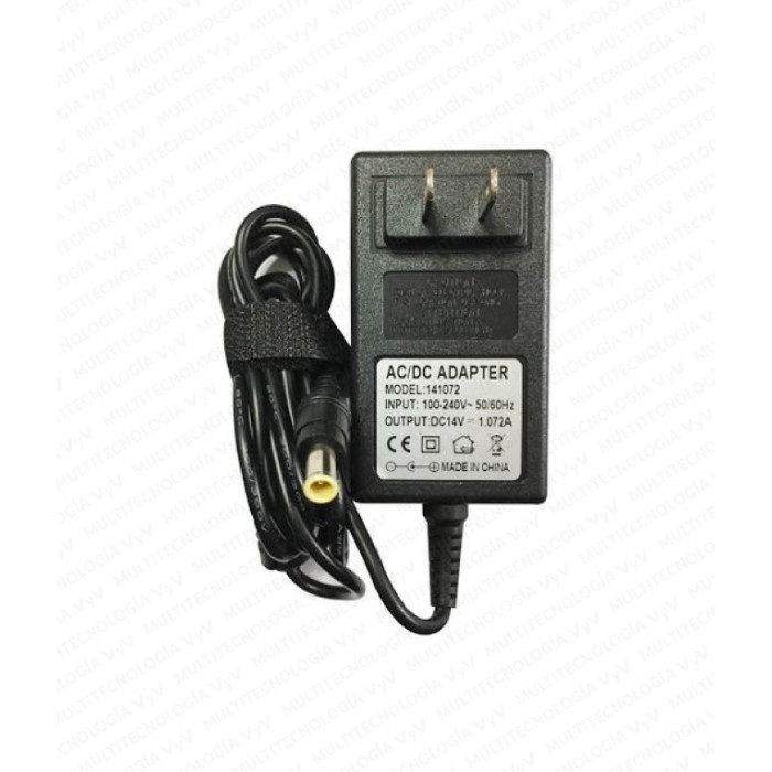 AU-CARGADOR PARA MONITOR SAMSUNG 14V 1.072A PLUG 6.5x4.4