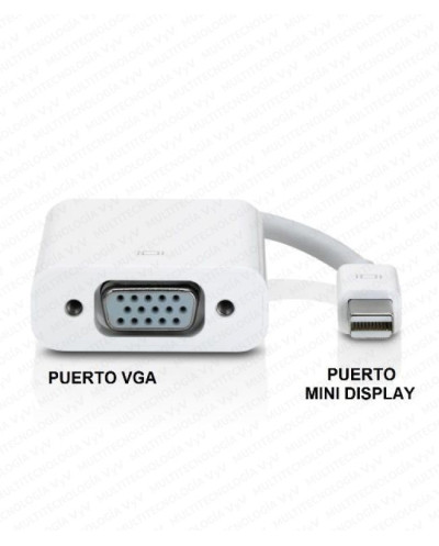 VC-CABLE CONVERTIDOR MINI DISPLAY A VGA L-20CM DELTA