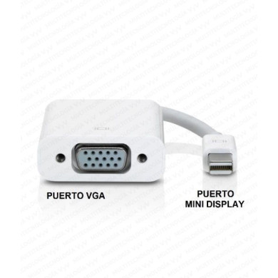 VC-CABLE CONVERTIDOR MINI DISPLAY A VGA L-20CM DELTA