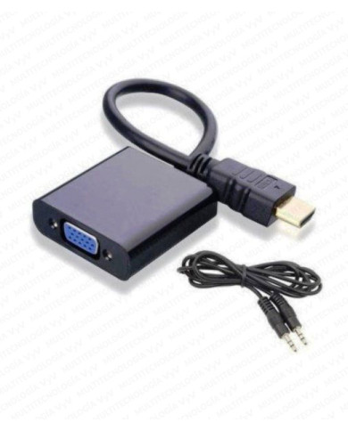 VC-CABLE CONVERTIDOR HDMI A VGA VIDEO Y AUDIO L-20CM DELTA