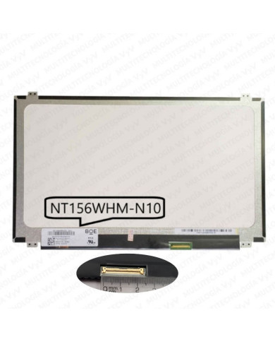 VC-PANTALLA LAPTOP 15.6 LED HD 1366x768 40 PINES BRACKET