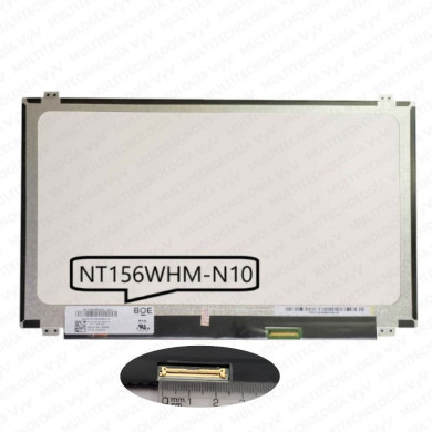 VC-PANTALLA LAPTOP 15.6 LED HD 1366x768 40 PINES BRACKET