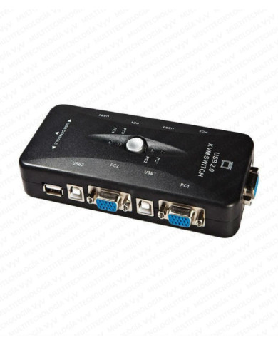 VC-KVM DE 4 PUERTOS USB 2.0