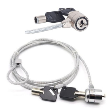 VC-CANDADO PARA LAPTOP CON LLAVE RANURA 3.0x7.0 mm DELTA