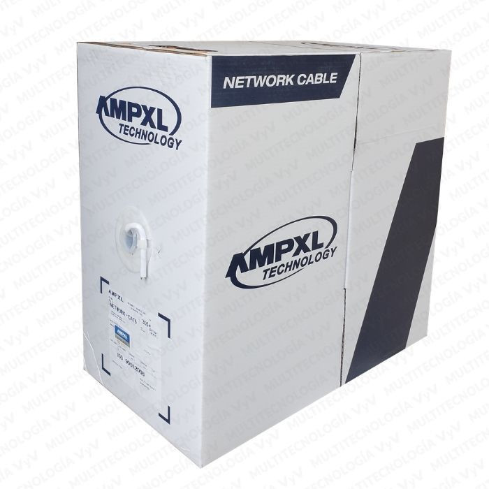 AM-AMPXL CABLE UTP INTERIOR CAT6 50%CU 50%AL 305M DELTA 23 AWG BLANCO