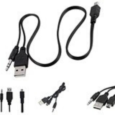 VC-CABLE MINI USB A USB + 3.5