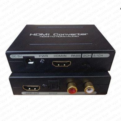 VC-CAJA CONVERTIDOR HDMI A HDMI + AUDIO