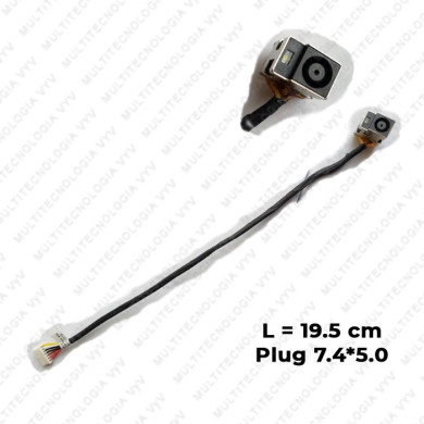 VC-PIN DE CARGA PARA HP COMPAQ CQ43 P/N 35070SU00-H59-G L-19.5cm PLUG 7.4x5.0