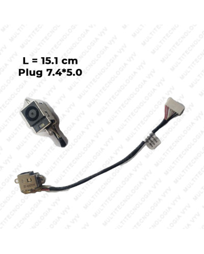VC-PIN DE CARGA PARA TO SATELLITE L645 P/N DD0TE2AD000 L-27cm PLUG 5.5x2.5