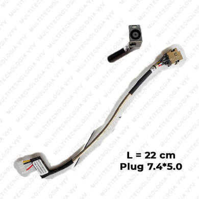 VC-PIN DE CARGA PARA HP ENVY X360 CORTO P/N 799735-S51 L-7cm PLUG 4.5x3.0