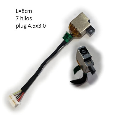 VC-PIN DE CARGA PARA HP ENVY X360 LARGO P/N 789660-YD3 L-8cm PLUG 4.5x3.0