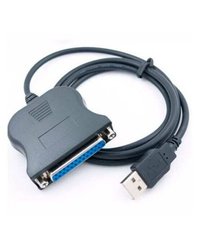 VC-CABLE USB A PARALELO 25 PINES 1.8M DELTA