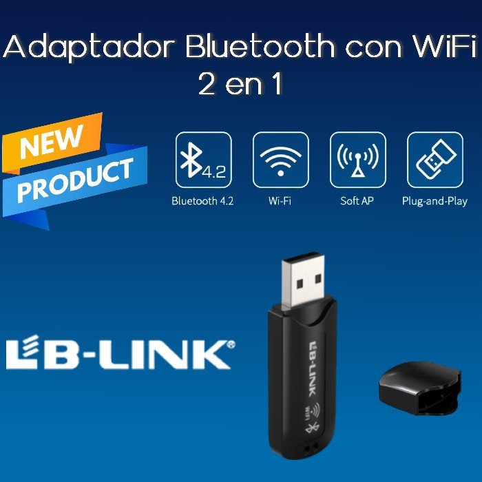 LB-USB WIRELESS WN300BT BLUETOOTH 4.2+WIFI 150 Mbps