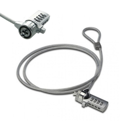 VC-CANDADO PARA LAPTOP DELGADA CON CLAVE RANURA 3.0x7.0 mm DELTA