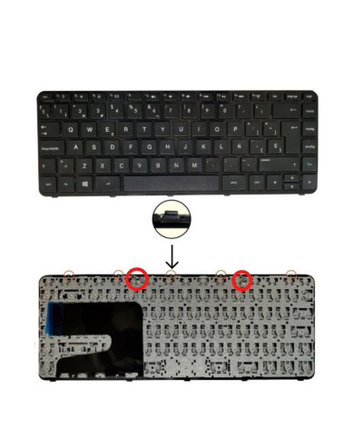 VC-TECLADO PARA HP 14 14N 14D 14E 240-G2 240-G3 245-G3