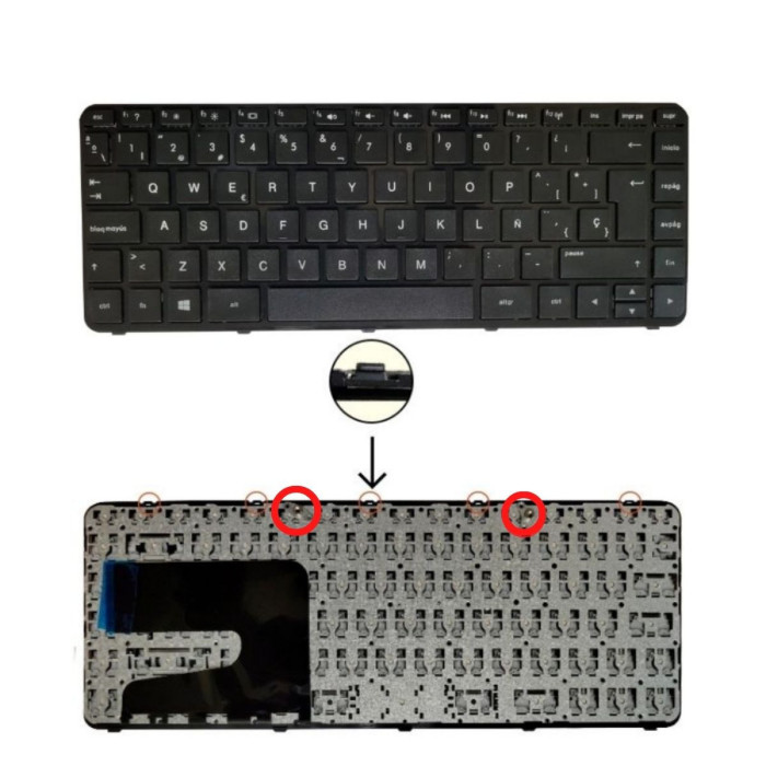 VC-TECLADO PARA HP 14 14N 14D 14E 240-G2 240-G3 245-G3