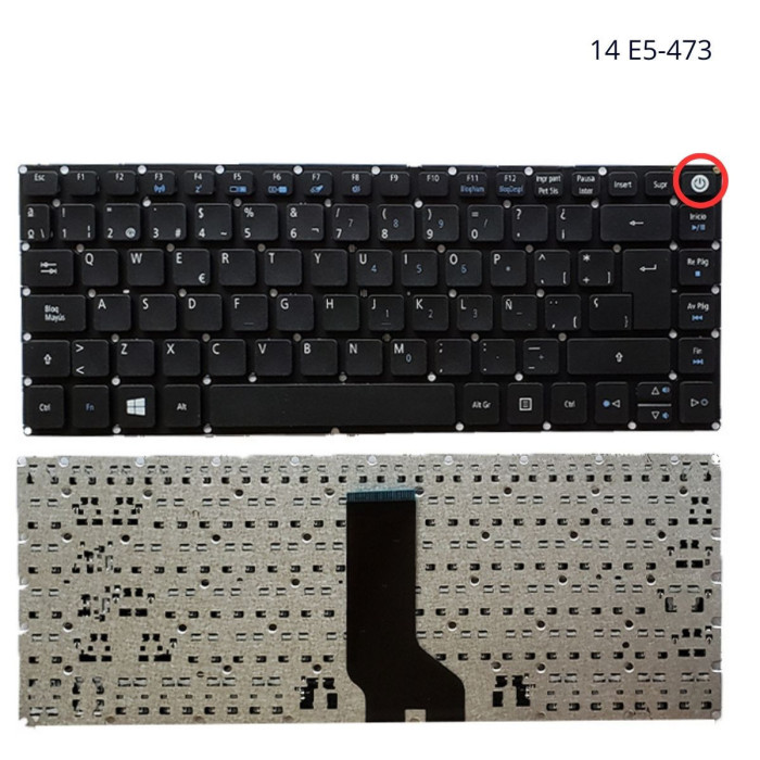 VC-TECLADO PARA ACER 14 E5-473 E14 E5-422 E5-432 E5-452 E5-474
