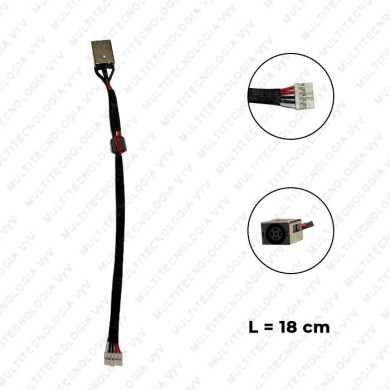 VC-PIN DE CARGA PARA DE 15 5548 P/N 0M03W3 L-18cm PLUG 7.4x5.0