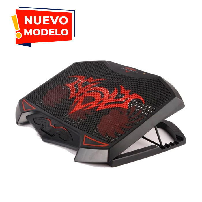 VC-BASE GAMER H1 3 VENTILADORES 4 NIVELES