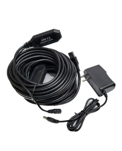 VC-EXTENSION USB 3.0 HEMBRA MACHO AMPLIFICADA +ADAPTADOR 5V 2A