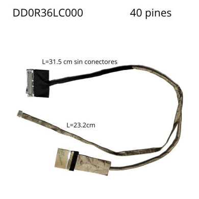 VC-FLEX DE VIDEO HP G6 P/N DD0R36LC000