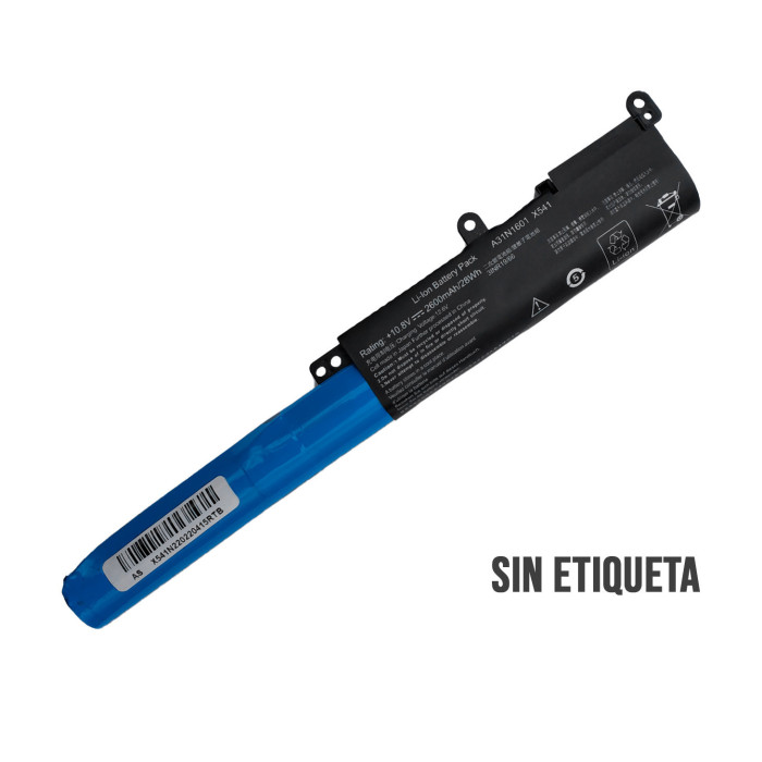 VC-BATERIA PARA ASUS X541N A31N1601 11.1V 3243mAh 36Wh