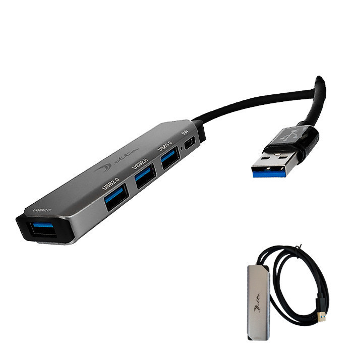 VC-HUB USB 3.0 MOD. AD-611S 4 PUERTOS (USB3.0*1+USB2.0*3)