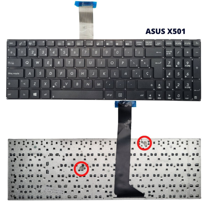VC-TECLADO PARA ASUS 15 X501