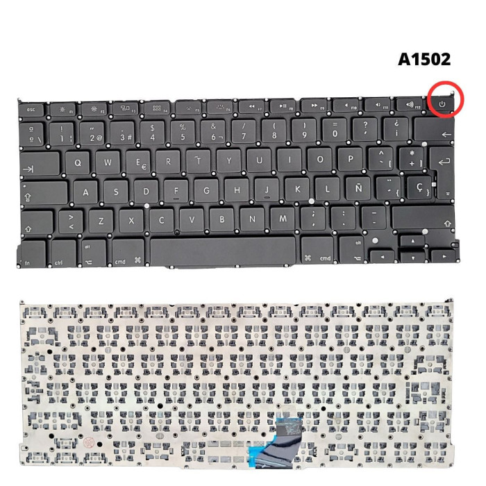 VC-TECLADO PARA MAC A1502  (2013) 13.3 pulg CON BACKLIGHT