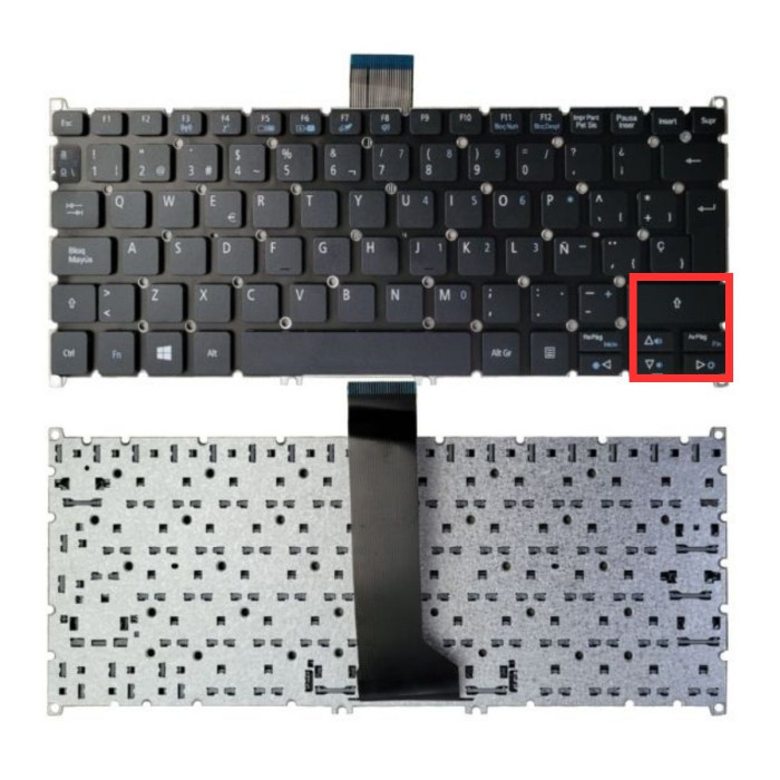VC-TECLADO PARA ACER 14 V5-122 COMPATIBLE CON 725