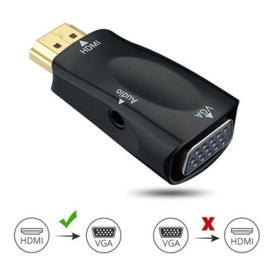 VC-CONVERTIDOR HDMI A VGA TIPO FLASH
