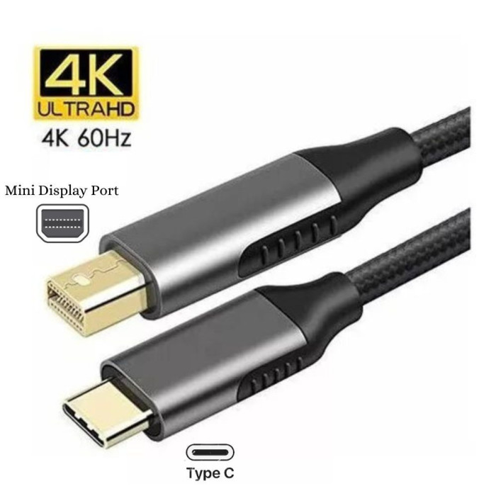 VC-CABLE CONVERTIDOR USB 3.1 TIPO C A MINI DISPLAY PORT L-1.8 m