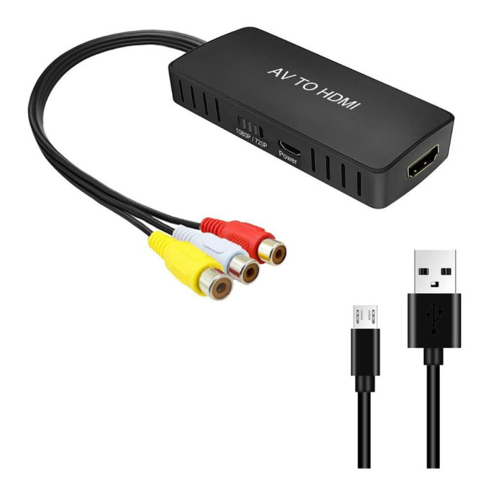 VC-CABLE CONVERTIDOR SEÑAL DE RCA A HDMI