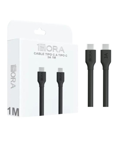 1H-CAB252N EXTENSION USB 3.1 TIPO C MACHO MACHO 3A L-1M NEGRO