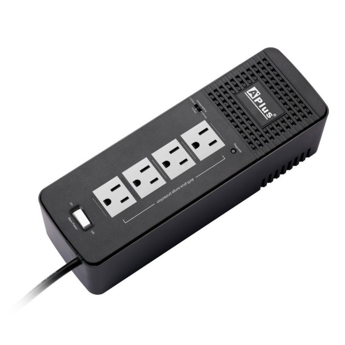 AP-REGULADOR DE VOLTAJE 4 TOMAS 1000VA/500W
