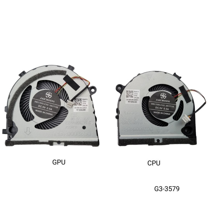 VC-VENTILADOR LAPTOP DELL GPU CPU G3-3579 G3-3779 G5-5587