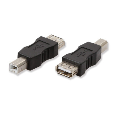 VC-ADAPTADOR USB 2.0 A HEMBRA A USB B MACHO