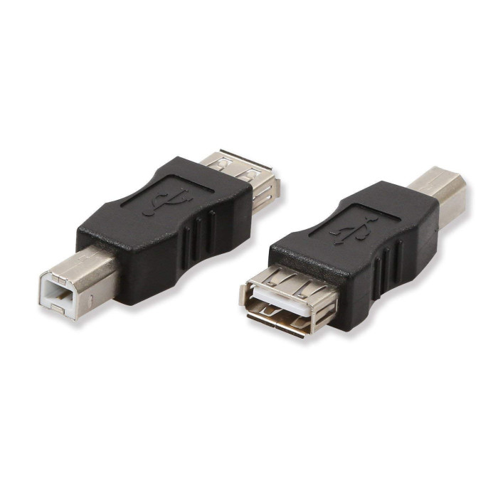VC-ADAPTADOR USB 2.0 A HEMBRA A USB B MACHO