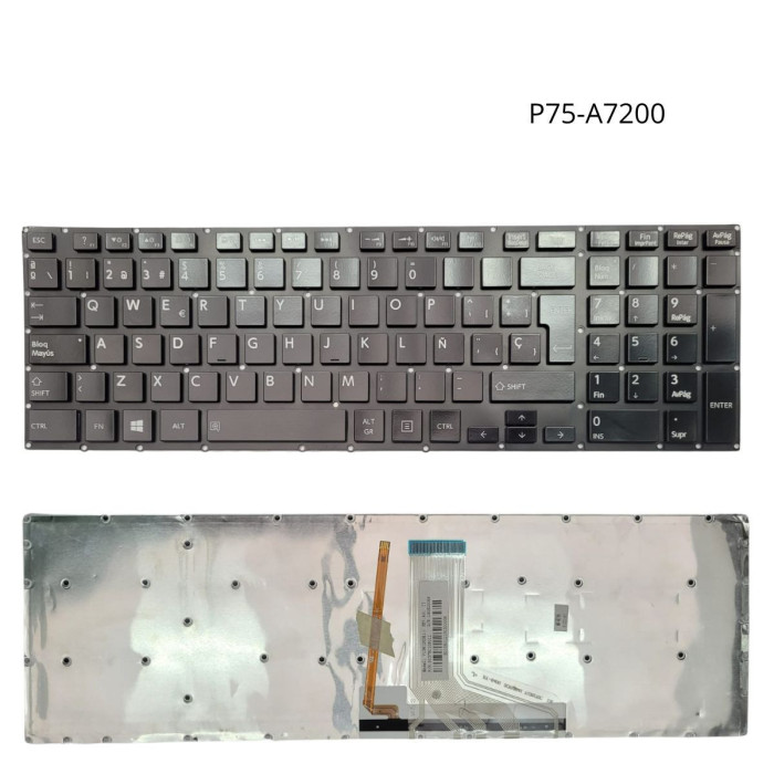 VC-TECLADO PARA TOSHIBA 15 P75-A7200