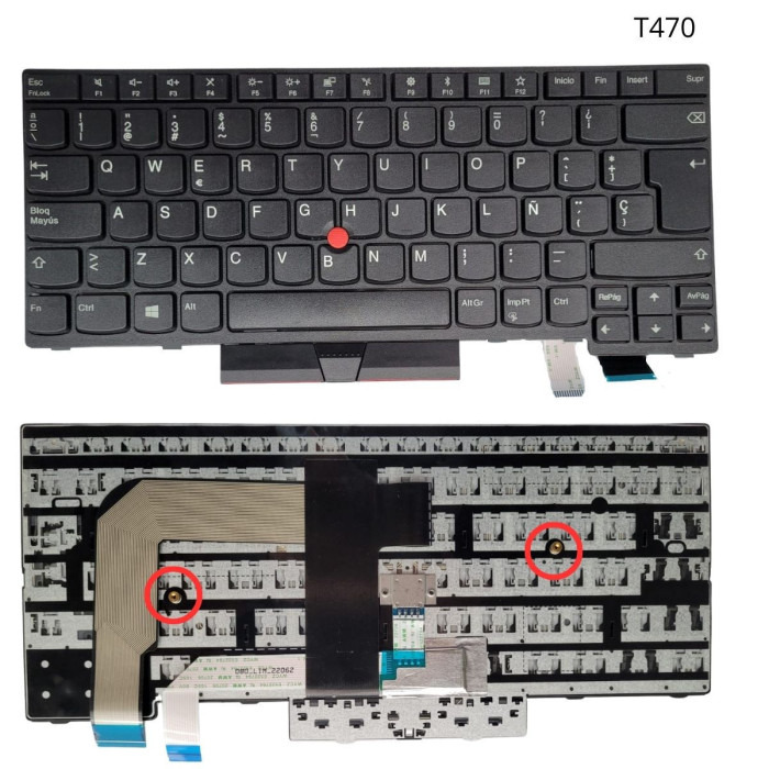 VC-TECLADO PARA LENOVO THINKPAD T470 T480 A475