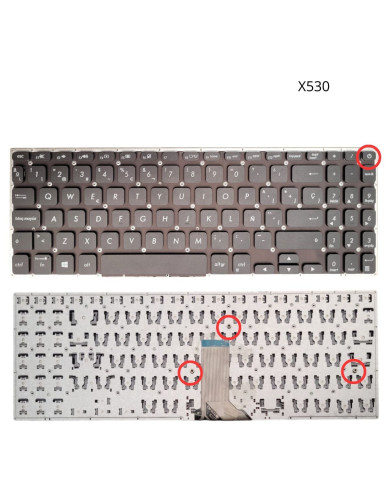 VC-TECLADO PARA ASUS S15 X530 K530 S530F S530UA X530FA X530UN