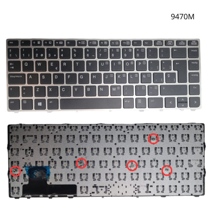 VC-TECLADO PARA HP 14 9470M