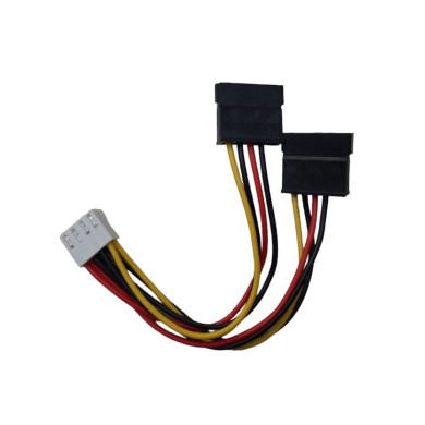 VC-CABLE DE PODER DE 4 PINES A DOS DISCOS SATA