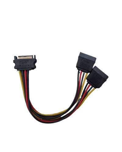 VC-CABLE DE PODER DE 4 PINES A DOS DISCOS SATA