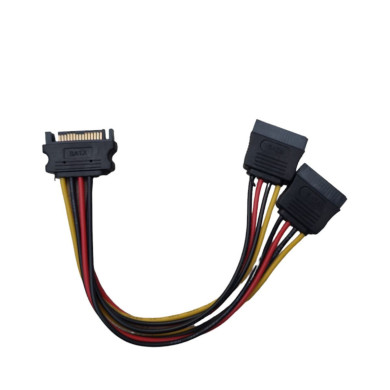 VC-CABLE DE PODER SATA A DOS DISCOS SATA